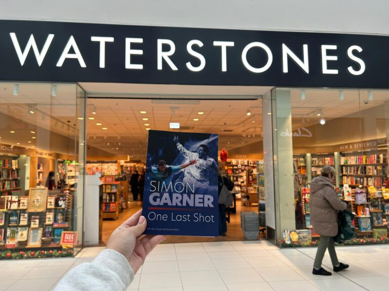 Simon Garner autobiography now available in Waterstones